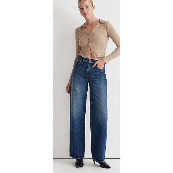 Madewell Denim - Madewell super wide leg jeans size 31